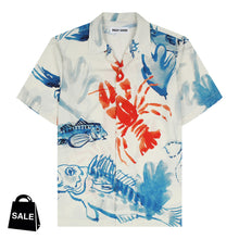 Load image into Gallery viewer, Cream Lobster Summer Shirt
