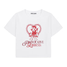 Load image into Gallery viewer, Valentine Cropped T-shirt(*Shipping Included)