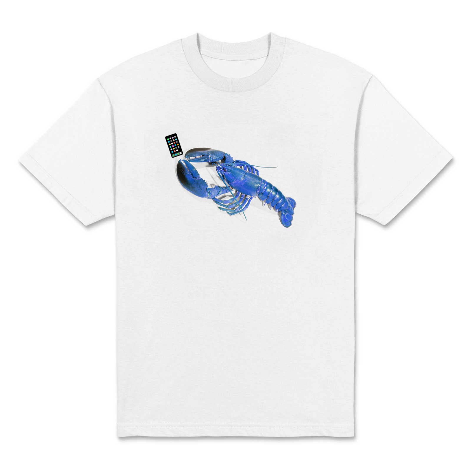 Blue Lobster Telephone TShirt – PEGGY GOODS