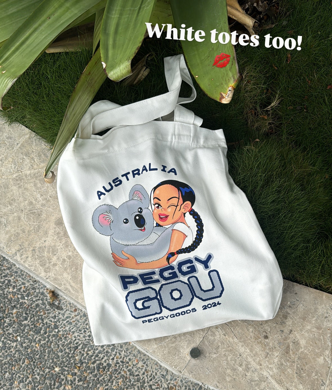 Koala White Tote Bag