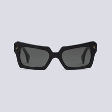 Load image into Gallery viewer, &#39;PG01&#39; - BLACK FRAME WITH DARK GREY LENS