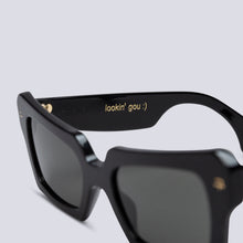 Load image into Gallery viewer, &#39;PG01&#39; - BLACK FRAME WITH DARK GREY LENS