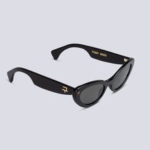 Load image into Gallery viewer, &#39;PG02&#39; - BLACK FRAME WITH DARK GREY LENS