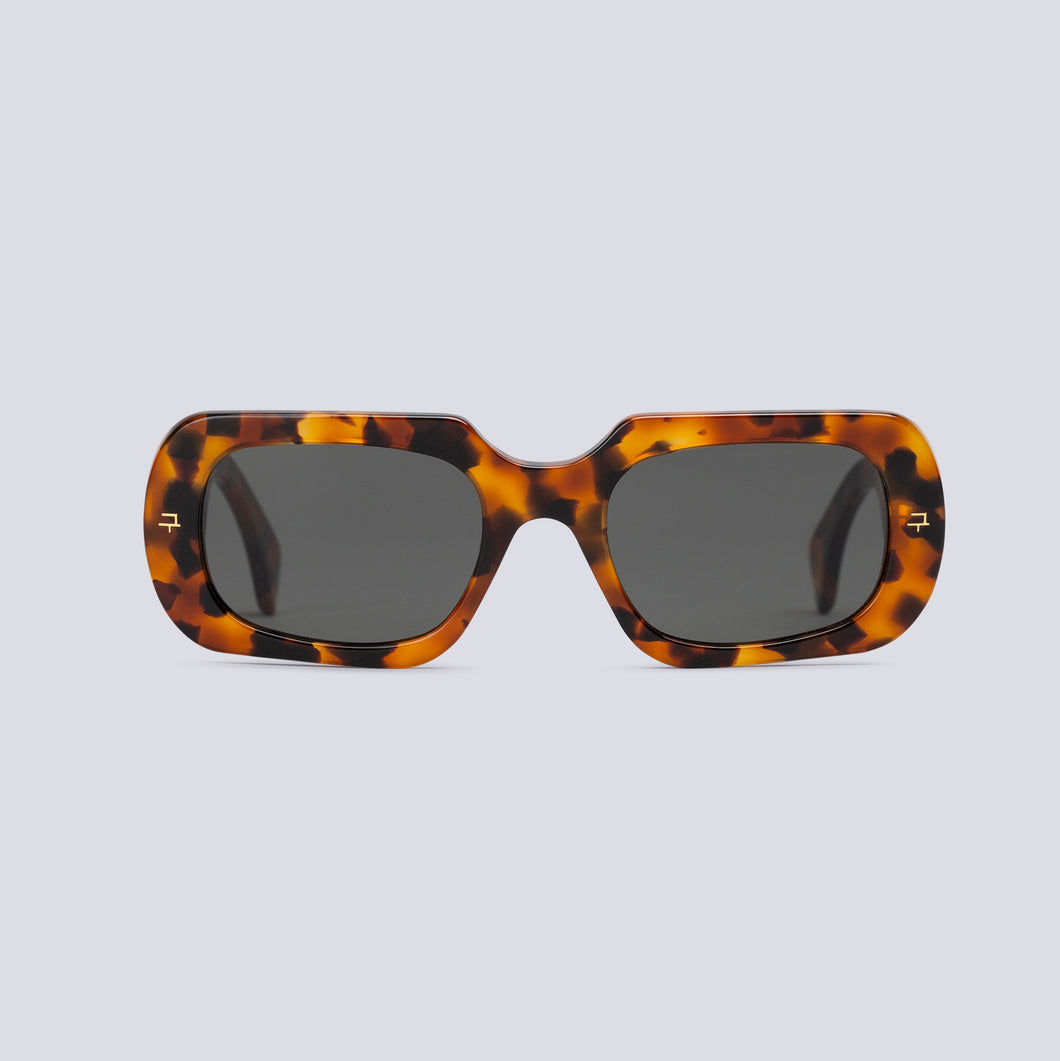 'PG03' - HAVANA FRAME WITH DARK GREY LENS
