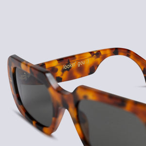 'PG03' - HAVANA FRAME WITH DARK GREY LENS