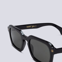 Load image into Gallery viewer, &#39;PG04&#39; - BLACK FRAME WITH DARK GREY LENS